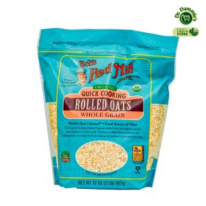 Brm Organic Quick Cooking Rolled Oat 907g - Image 1