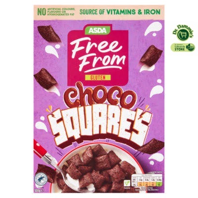 free from choco squares
