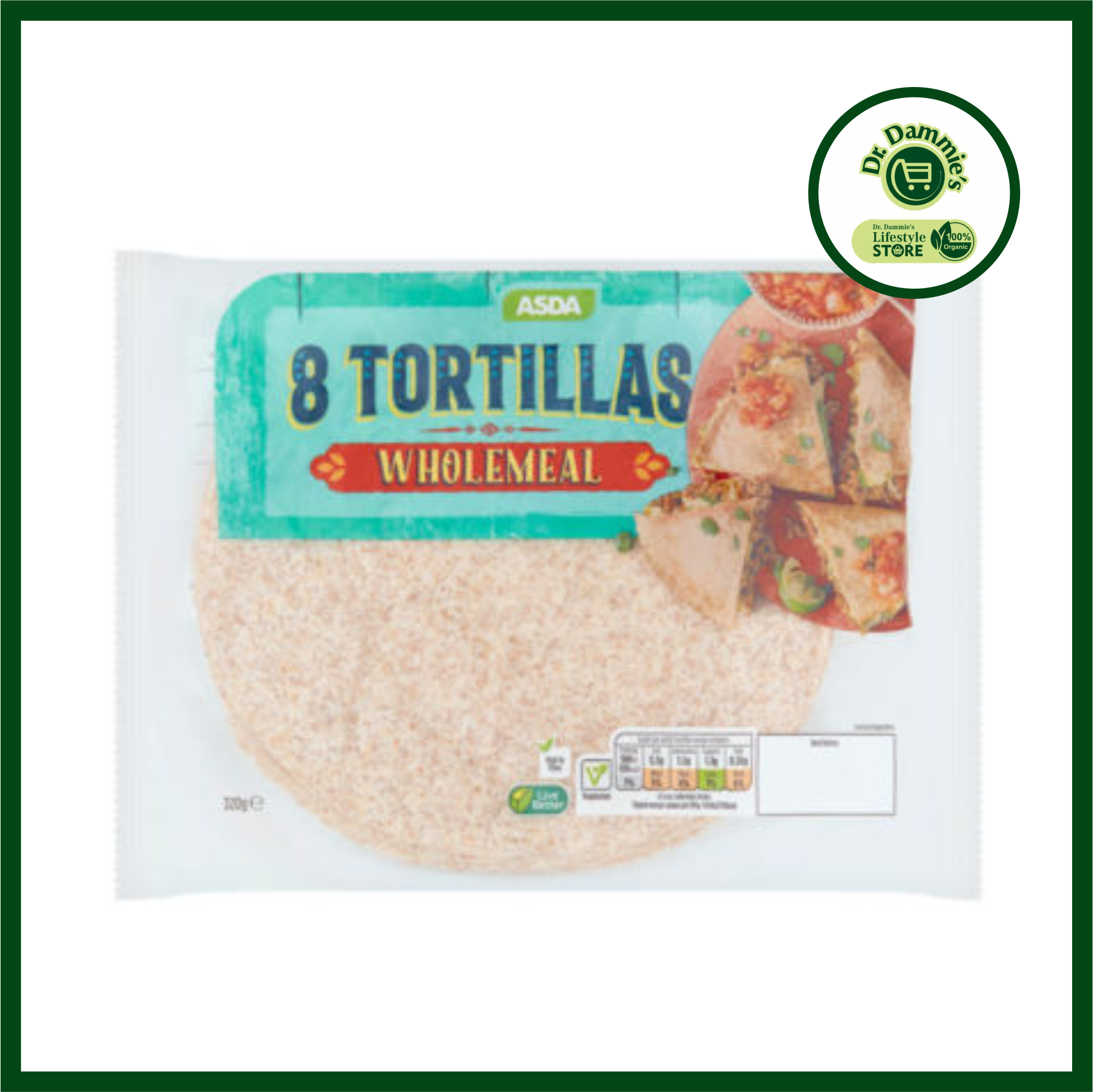 8 Tortillas wholemeal