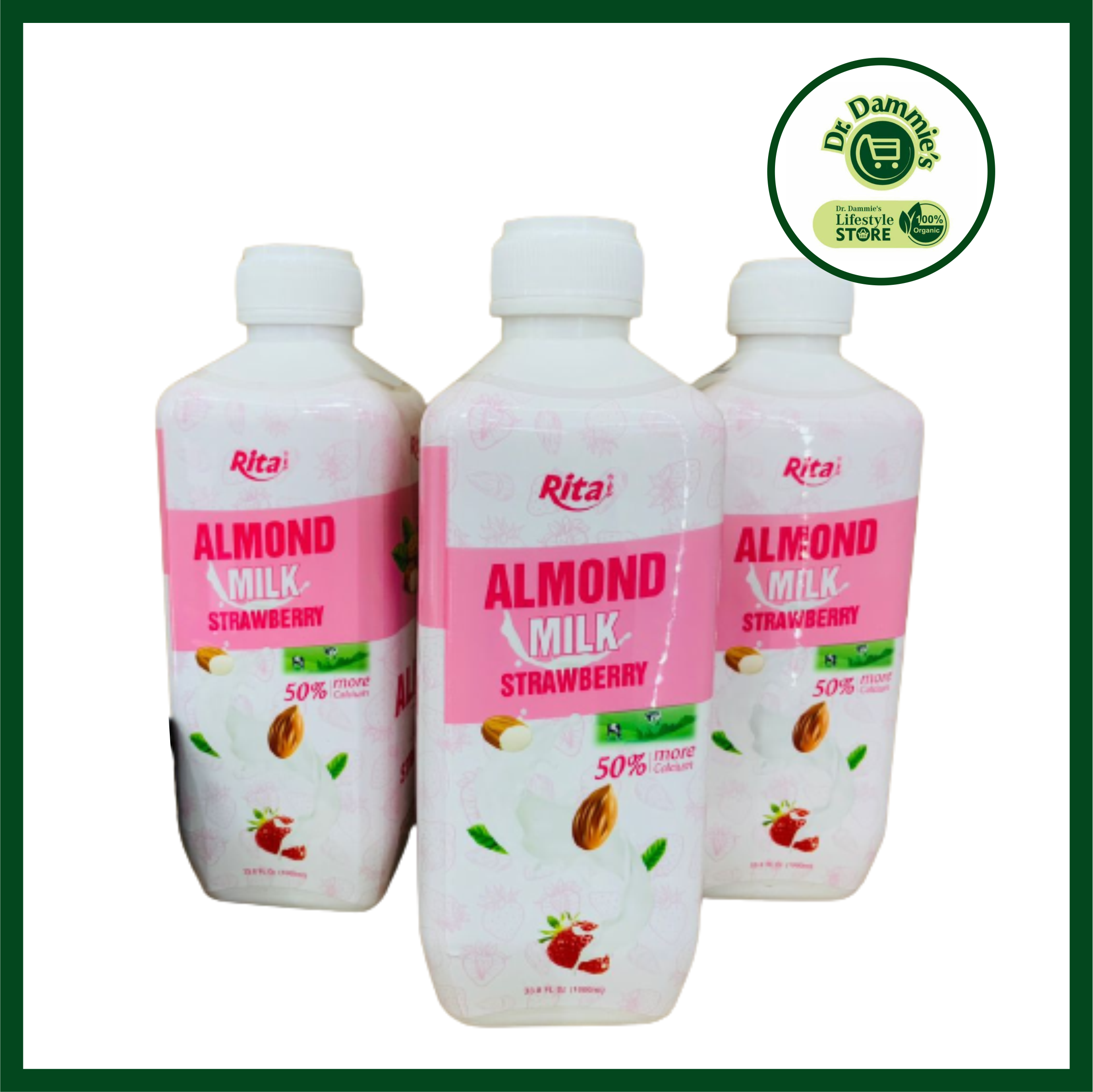 Ritai Almond Milk Strawberry details