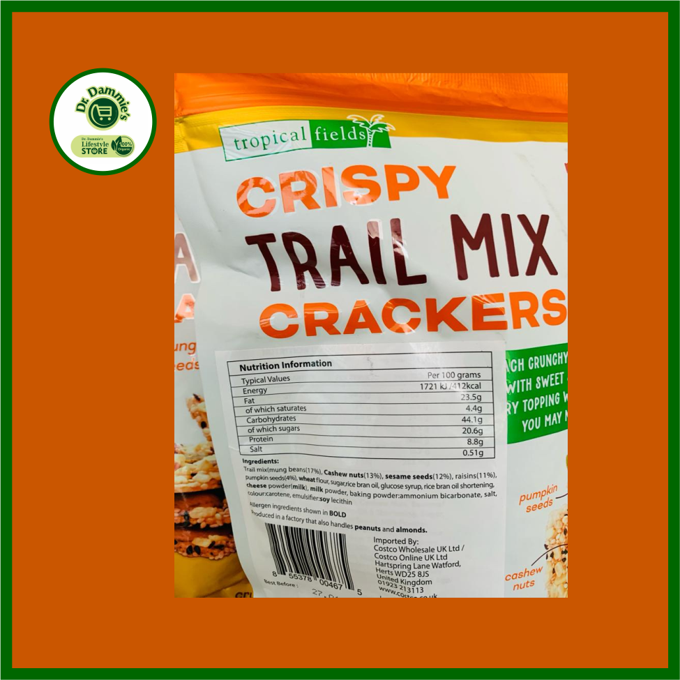 Crispy trail mix details
