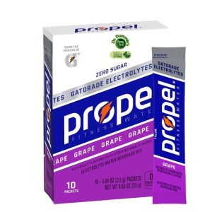 Propel gatorade electrolyte hydration powder Grape (10 packets) - Image 1