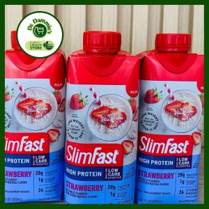 Slimfast meal replacement strawberry protein shake - Image 1