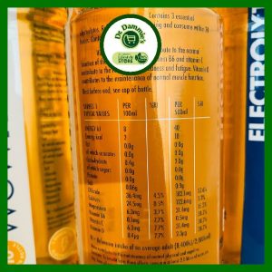 Electrolyte & vitamin water orange flavor (500ml) - Image 2